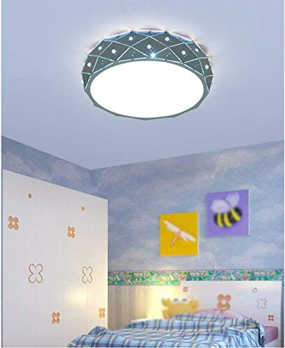 Plafonnier LED bleu dimmable 45cm éclairage salon modulable moderne GZZ - 2