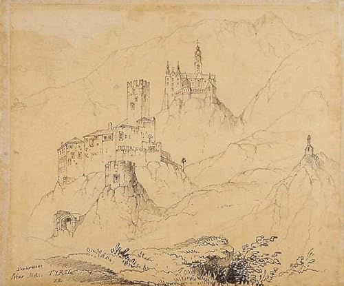 Pintura decorativa Fortezza in Tirolo de John Ruskin, cuadro arte pared premium de 60x90cm