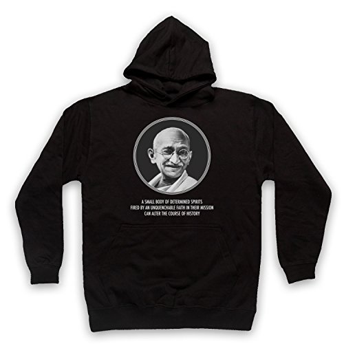 Gandhi Mahatma Sweat à Capuche ne rétrécit pas vêtement My Icon Art