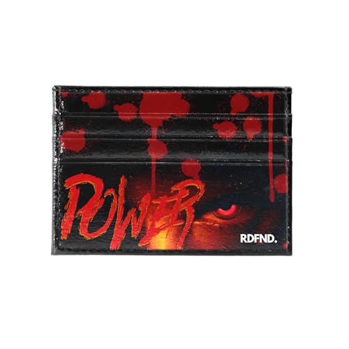 SIMPLYMDRN Power - RDFND Minimalist Wallet - Credit Card Holder - Cool Wallet For Men - Faux Leather Thin Wallet - Ultra Slim