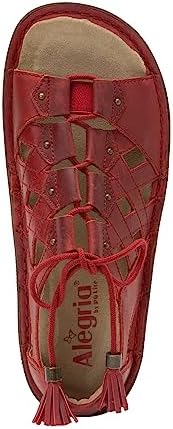Alegria Women's Valerie Oiled Red Slide Sandal 9 M US | Image 3