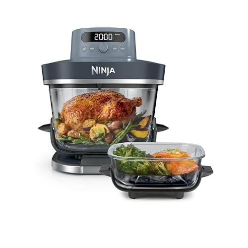 Ninja Crispi Pro 6-in-1 Countertop Glass Air Fryer Cyberspace