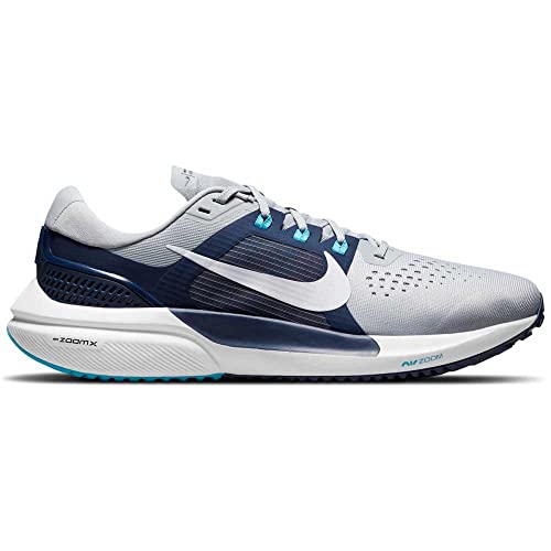 Nike Mens Running Shoes Nike Air Zoom Vomero 15, Wolf Grey/White-Midnight Navy, CU1855-006, Gr. 45.5