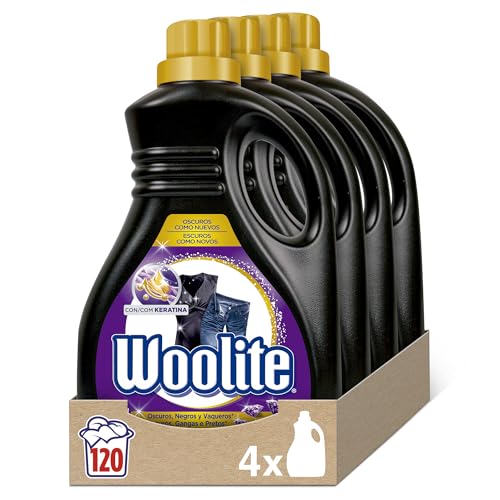 Woolite Detergente en Gel para Ropa Oscura (30 Dosis) - 1650ml (Paquete de 4)