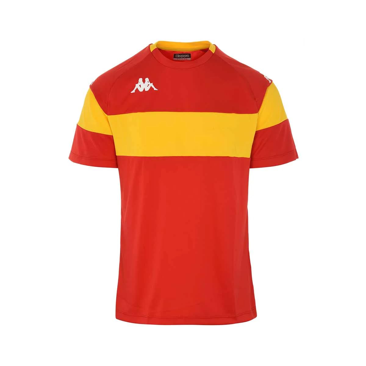 Kappa Camiseta De Fútbol Dareto Red/Yellow Chrome Hombre Multicolor