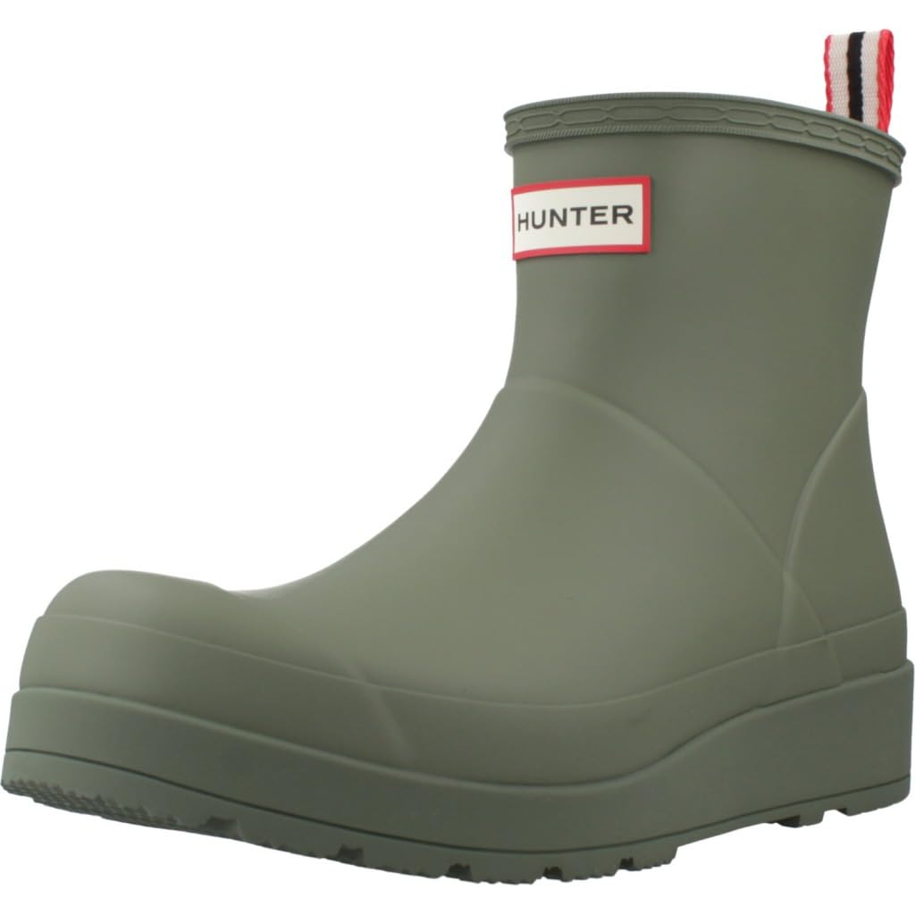 Hunter, Botas Cortas Play para Mujer, Verde liquen, Talla 5