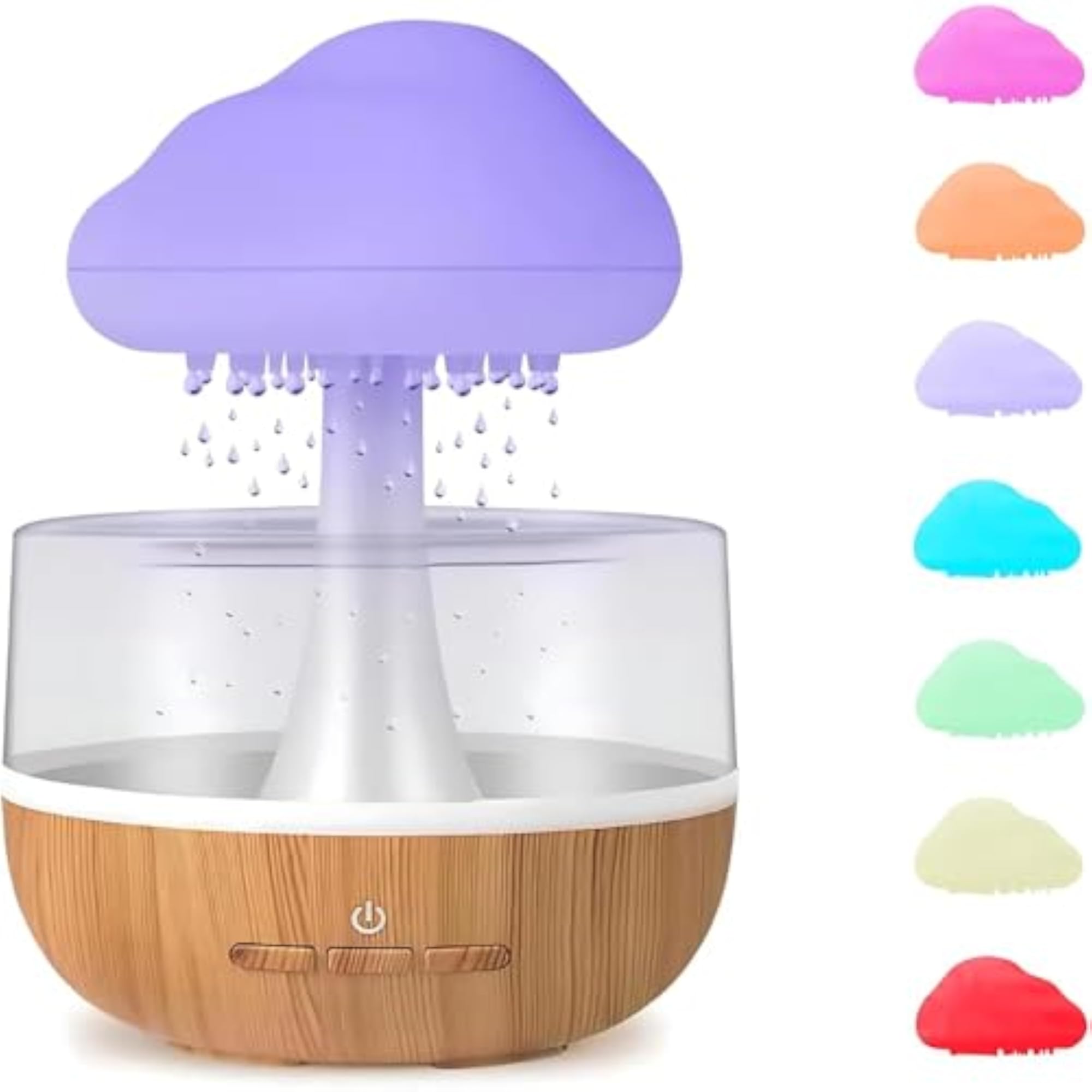 Cute Raining Cloud Diffuser with Night Light and 7 Color Changing Lights