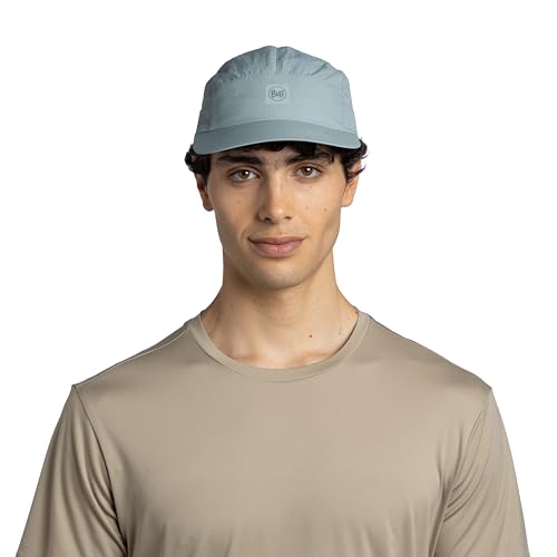 Buff| Cappello Speed, Leggero, Pieghevole, Materiali riciclati, Protezione Solare UPF 50, Corsa, Sport, L/XL, Blu
