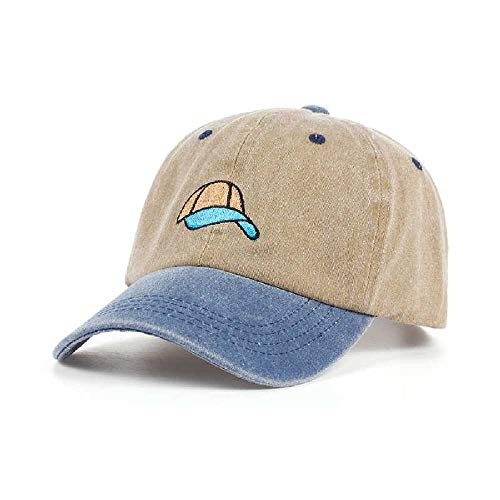 NIUHAIQING - Cappello da baseball da donna e da viaggio, cachi