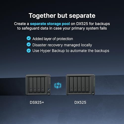 Image of Synology 5-Bay Expansion Unit DX525 (Diskless)