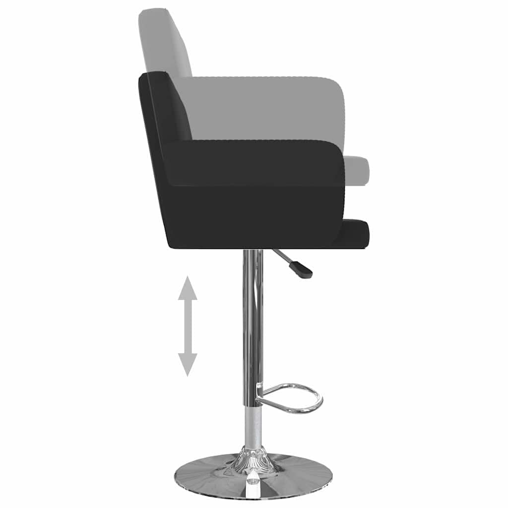 Lot de 2 tabourets de bar réglables en hauteur 57 x 46 x (93-115