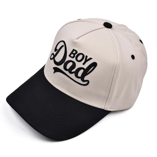 Image of Dad Hat for Men, New Dad Gifts for Husband,Fathers Day Birthday Gifts from Daughter Son Wife- Vintage Two Tone Hat for Men