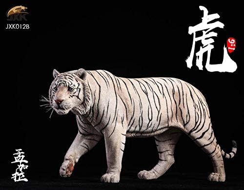 Amazon Jxk Studio 1 6 サイズ ベンガルトラ 虎 リアル 大きい 野生動物 迫力 フィギュア ジオラマ用 情景模型 Pvc プラモデル おもちゃ 科学 芸術 こども 誕生日 フィギュア プレゼント プレミアム 41cm級 インテリア 置物 塗装済 完成品 Jxk012 ホワイト