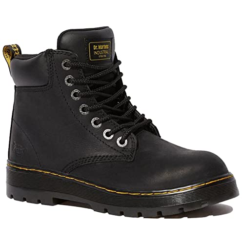 Work Boots, 6 in. H, Mens, Black, 11, M, PR