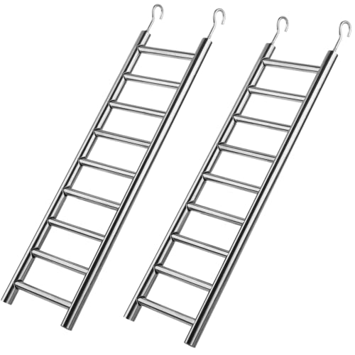 Gekmor 917BXA35R117287YX 2Pcs Parrot Ladders, 9-Step Bird Exercise Toy Play Ladder thumb #6