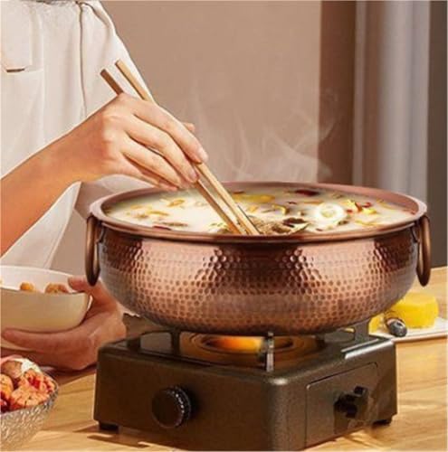 Olla artesanal de acero inoxidable para cocina 30 cm miniatura 3