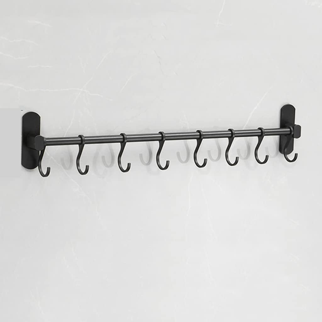 Simple Kitchen Hook Punch-free Cutlery Rack Tool Movable Utensil Storage Single Rod