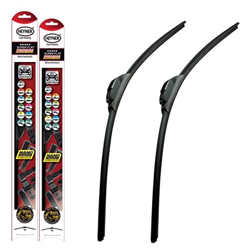 Lexuss LS Models 2007 To 2019 Heyner Tyskland super platt torkarblad främre ersättningssats 61 cm x 41 cm HASF2416H