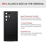 UooFide Compatible for Samsung Galaxy S22 Ultra Back Screen Cover Glass Replacement 6.8-Inches SM-G908 All Carriers with Installation Manual + Repair Tool Kit (Black) - Image 5