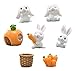 Mini Hase Figur Osterhase Mini Korb Karotte, Karotten essen 10P, niedliche Kaninchen, Mikro-Landschafts-Harzornamente, geeignet für Kindergartendekor