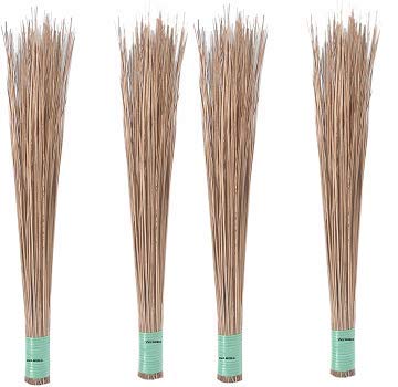 Uva World Natural Coconut Leaf Grass Broom Stick for Wet Floor, Bathroom Cleaning (4, 2.5ft Height) (B0826YBJMW) Amazon Price History, Amazon Price Tracker