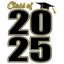 Best Die Cut Congratulations Class of 2025 Graduation Auto Decal Bumper Sticker Vinyl Decal for Car Truck Van RV SUV Window Laptop