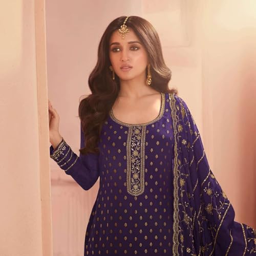 Image of Indian Designer Shalwar Kameez Suits Ready to Wear Pakistani Palazzo Dresses