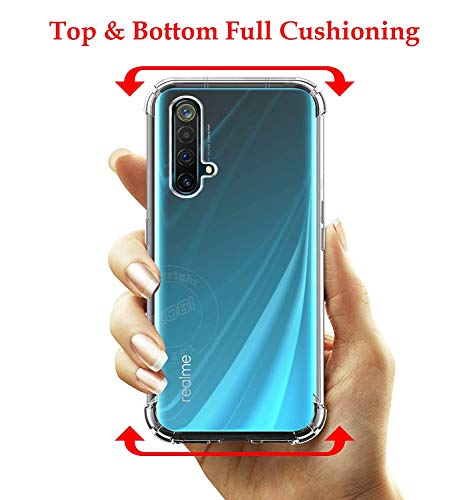 Image of COVERBLACK Rubber Back Cover for Realme X50 5G -RMX2051 - Transparent