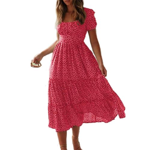 Robe en carré pour femmes légère et fluide, jupe de plage