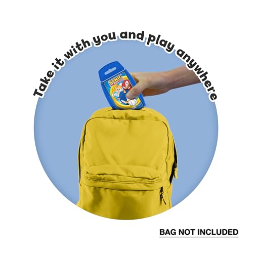 Top Trumps Sonic The Hedgehog Specials Card Game, Play with the Tail, Phalanges, Eggman, Chaos, Blaze and Chaos from the famous Sega MegaDrive Game, Educational Gift and Toy for Boys and