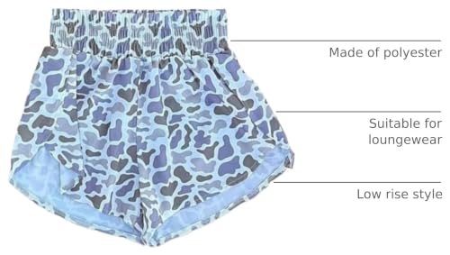 Image of MANGMAO Colorful Camo Boxer Shorts Women Summer Graphic Print Cute Shorts 2025 Trendy