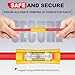 AIRIC UL Listed Yellow Butt Connectors Crimp Splice Terminals 100pcs 12-10 AWG Electrical Connector, Fully Insulated PVC Wiring Crimps Terminal for 12,10 Gauge Wire