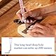 AOZUO 10 Stück Schwarz Bohrlochmarker, Tieflochmarker Lochmarker Langlochmarker Markierungsstift Lochmarkierer Holzmarker, Wandmarker Glasmarker Kunststoffmarker