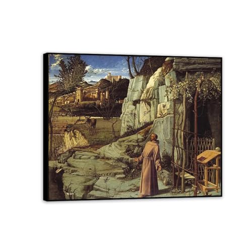 Décoration de la maison avec tableau Giovanni Bellini peinture sur toile encadrée