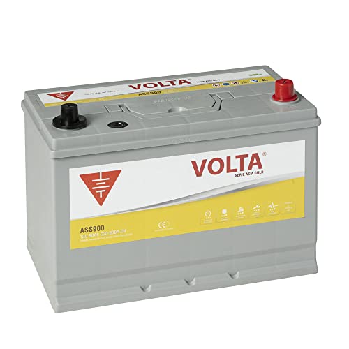 Bateria de Coche Gold Marca Asiática 90Ah 800A Start-Stop Básico EFB - Borne +Dcha - Medidas Largo 306 x Ancho 175 x Alto 225 mm con 2 años de Garantía - Fabricación Europea.