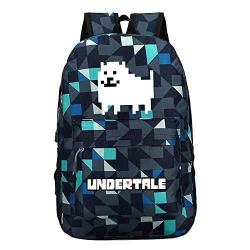 Undertale Mochila de impresión School Rucksack Casual Viaje