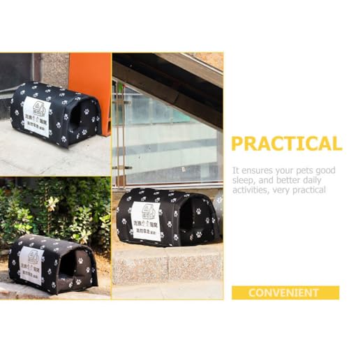 ULTECHNOVO Casas De Gatos Para Gatos Ao Ar Livre Casa De Gato Selvagem Ao Ar Livre Inverno Casa De A