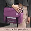 OIWAS Umhängetasche Herren Groß Messenger Bag Arbeitstasche Männer Schultertasche Kuriertasche Tablet Business Laptoptasche Herrentasche Büro Uni Reise Alltag Violett #1