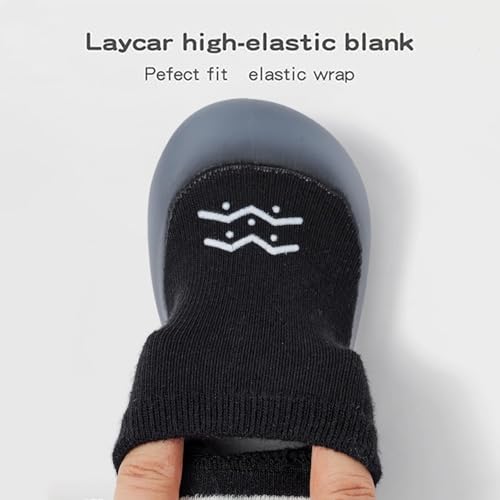 Image of Baby Sock Shoes Baby Walking Shoes Infant Non-Slip Breathable Slippers with Soft Rubber Sole Baby Boys Girls Sneakers