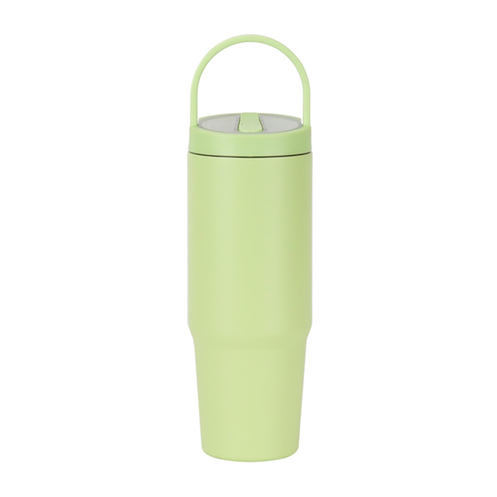 Btgghytr Large 900Ml Vacuum Sealed Tumblers with Removable Straw Easy Carry Design Permanent Rustless Beverage Container Offices Vacuum Flask Cup with Removable Straw