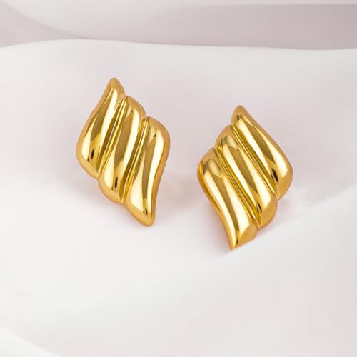 Image of Rubans Earrings Unique Design & Shapes Stylish Trendy Jewellery Gift for Women & Girls