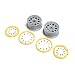 Losi Wheels Silver Yellow Beadlock 2 DBXL 2.0 LOS45036