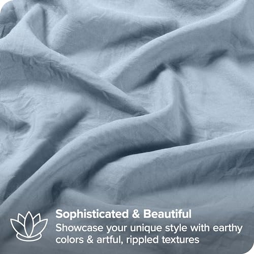 Bare Home Duvet Cover Set Single Size, Premium 1800 Ultra-Soft Duvet Cover Set, Lightweight, Cooling Duvet Cover - Image 3