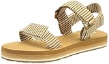 X Roxy Cage, Sandalia Mujer, marrón y Blanco, 39 EU