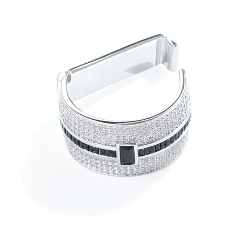 Sparkling Crystal Men's Neck Tie Ring Tie Clasp Necktie Clips Holder Tie Accessories with Box for Wedding Jewelry Gift4