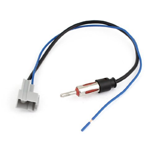 Generic Car CD Radio Antenna Wire Harness Male Connector Gray for Honda