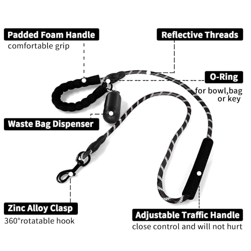 NESTROAD-Reflective-Dog-Leash-for-Small-Medium-Large-Dogs