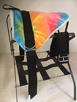Miniature Horse/SM Pony Bareback Saddle, Cinch, Stirrups. Beach