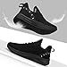 Feethit Women Tennis Running Shoes Walking Shoes Lightweight Casual Sneakers for Travel Gym Work Woman Waitress Nurse All Black 8
