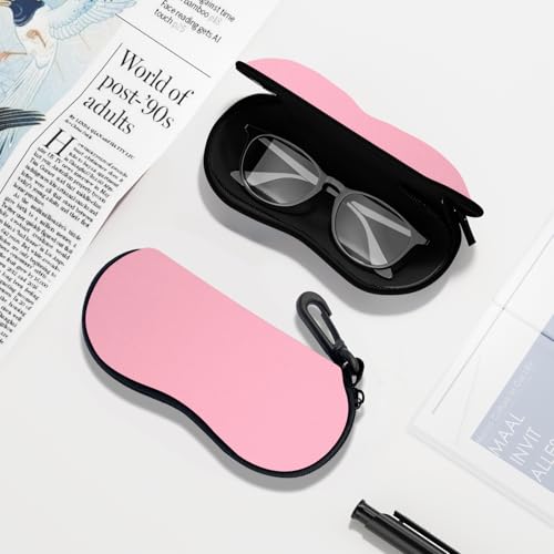 Image of Sunglasses Soft Case, Ultra Light Portable Neoprene Zipper Glasses Case for Men Women